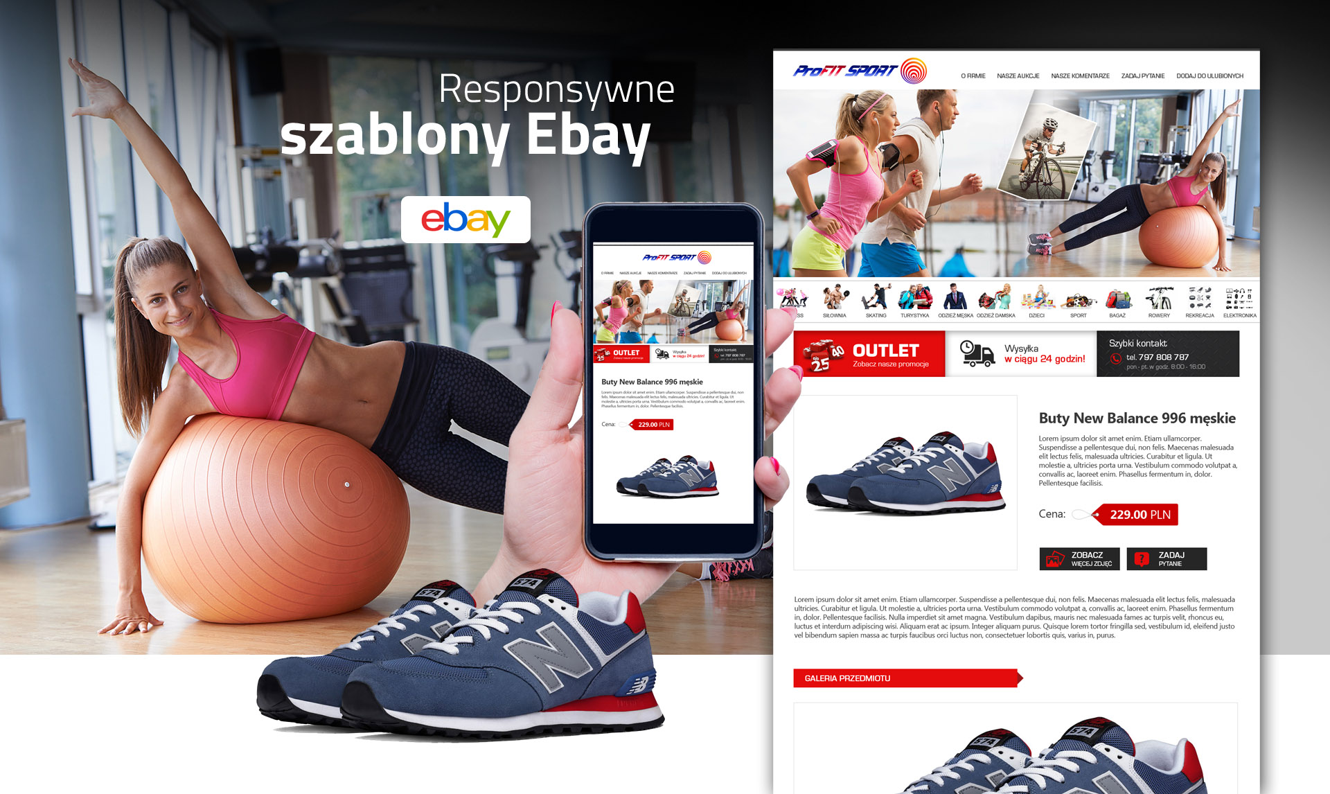 szablony ebay